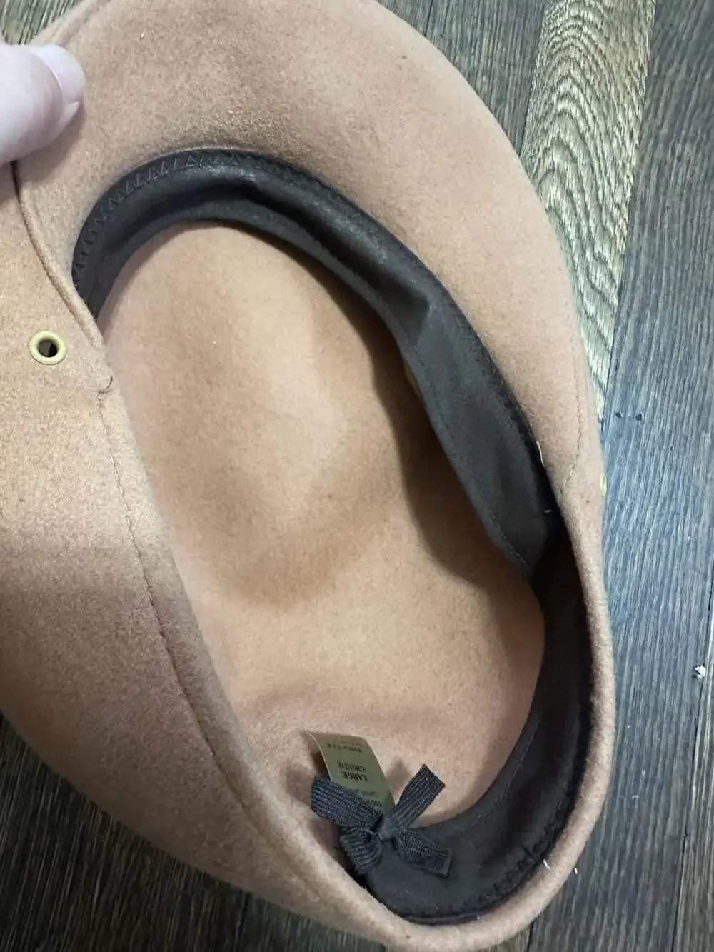 Vintage Wool Felt Structured Ivy Cap Newsboy Hat Made in U.S.A.